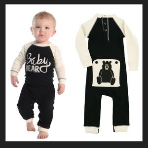 Lazy One FlapJack “Baby Bear” Pajama Onesie